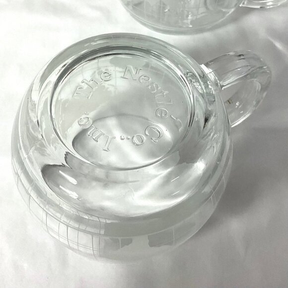 Set of 4 Vintage NESTLE Nescafe Old World Map Coffee Cups - Picture 5 of 5